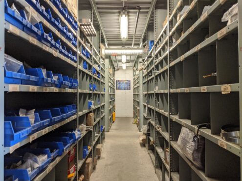 Joe Johnsons OEM Parts Shelves