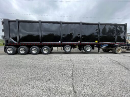 Deloupe Trailer in yard