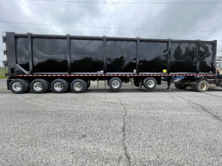 Deloupe Trailer in yard